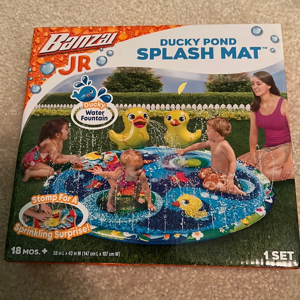 Splash ducky mat